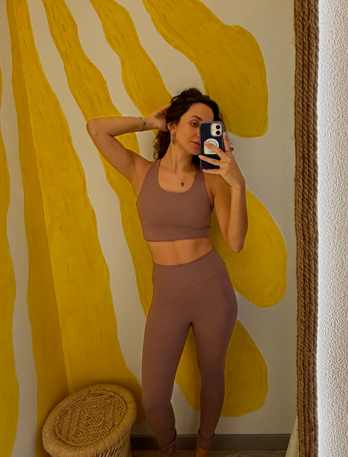 CONJUNTO FANAL – Brown/Mocha Activewear Set