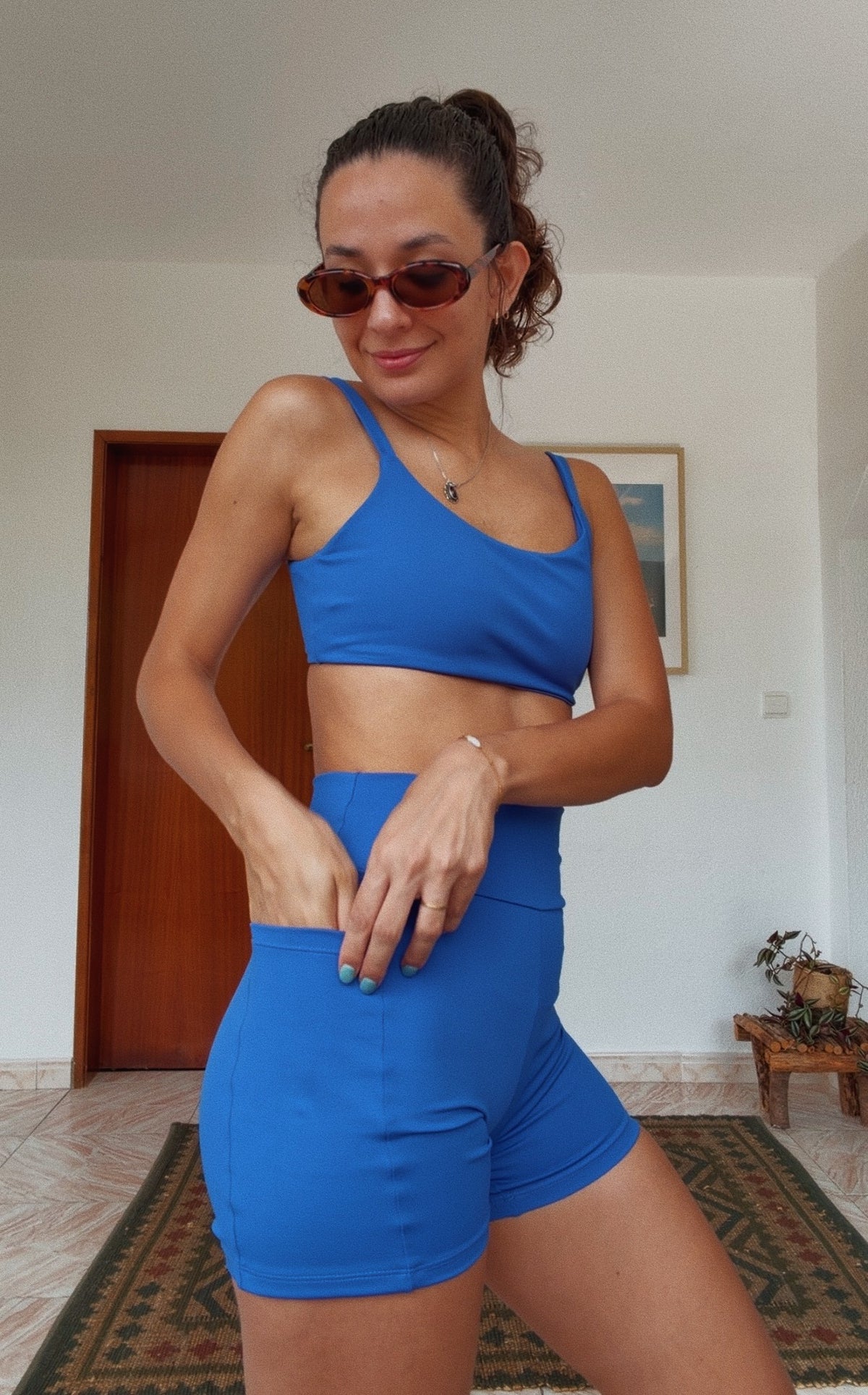 CONJUNTO PICO RUIVO – Blue Activewear Set
