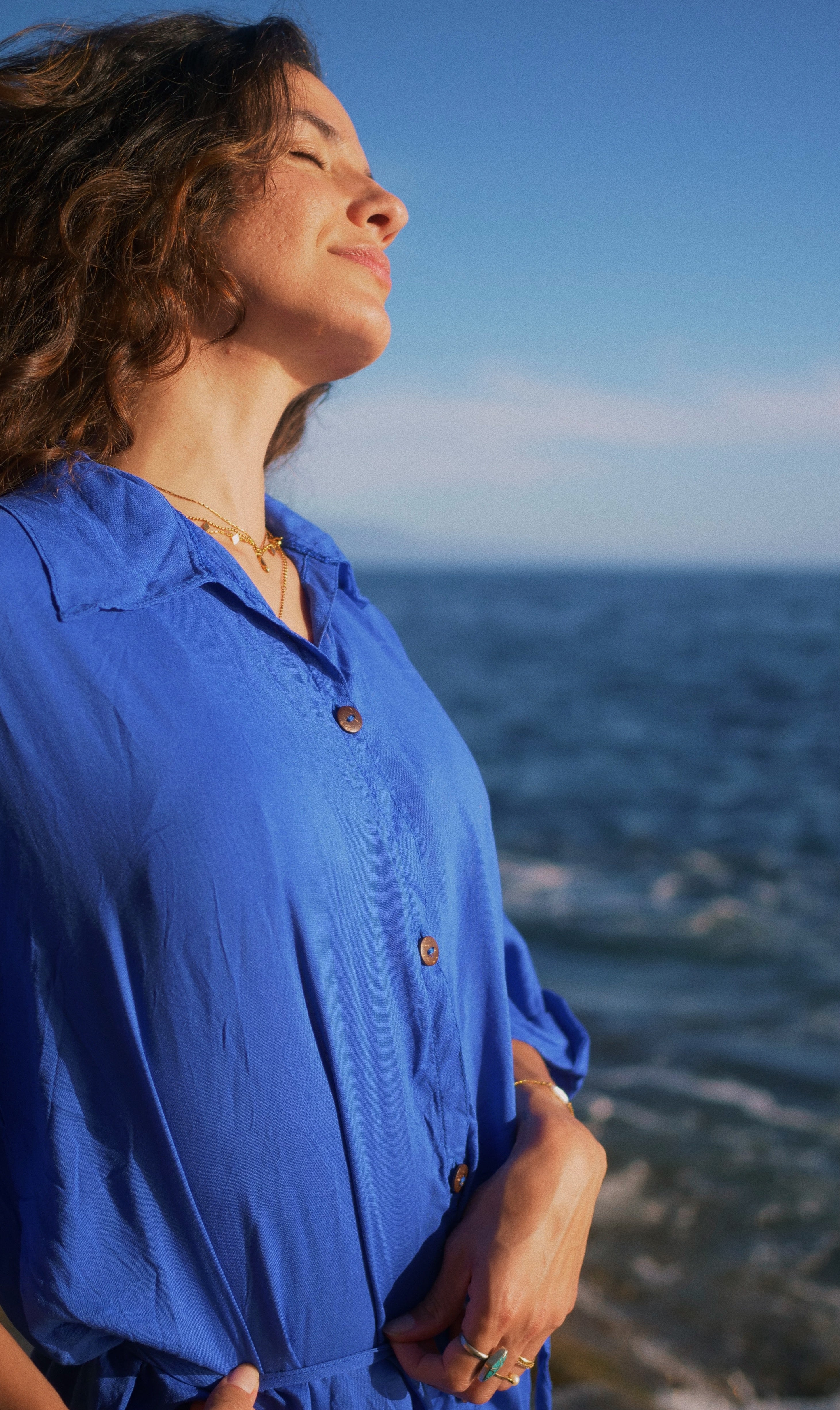 AURA CHEMISE – Fluid Viscose Beach Cover-Up