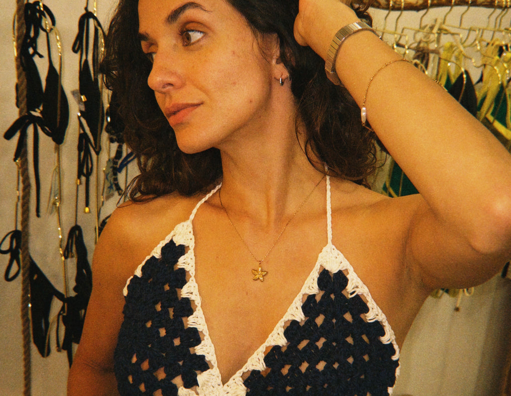 COLAR ESTRELA – Gold Plated Starfish Pendant Necklace
