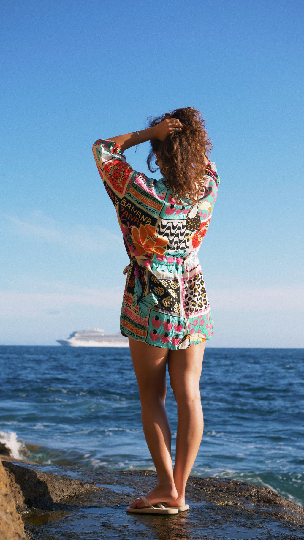 AURA CHEMISE – Fluid Viscose Beach Cover-Up