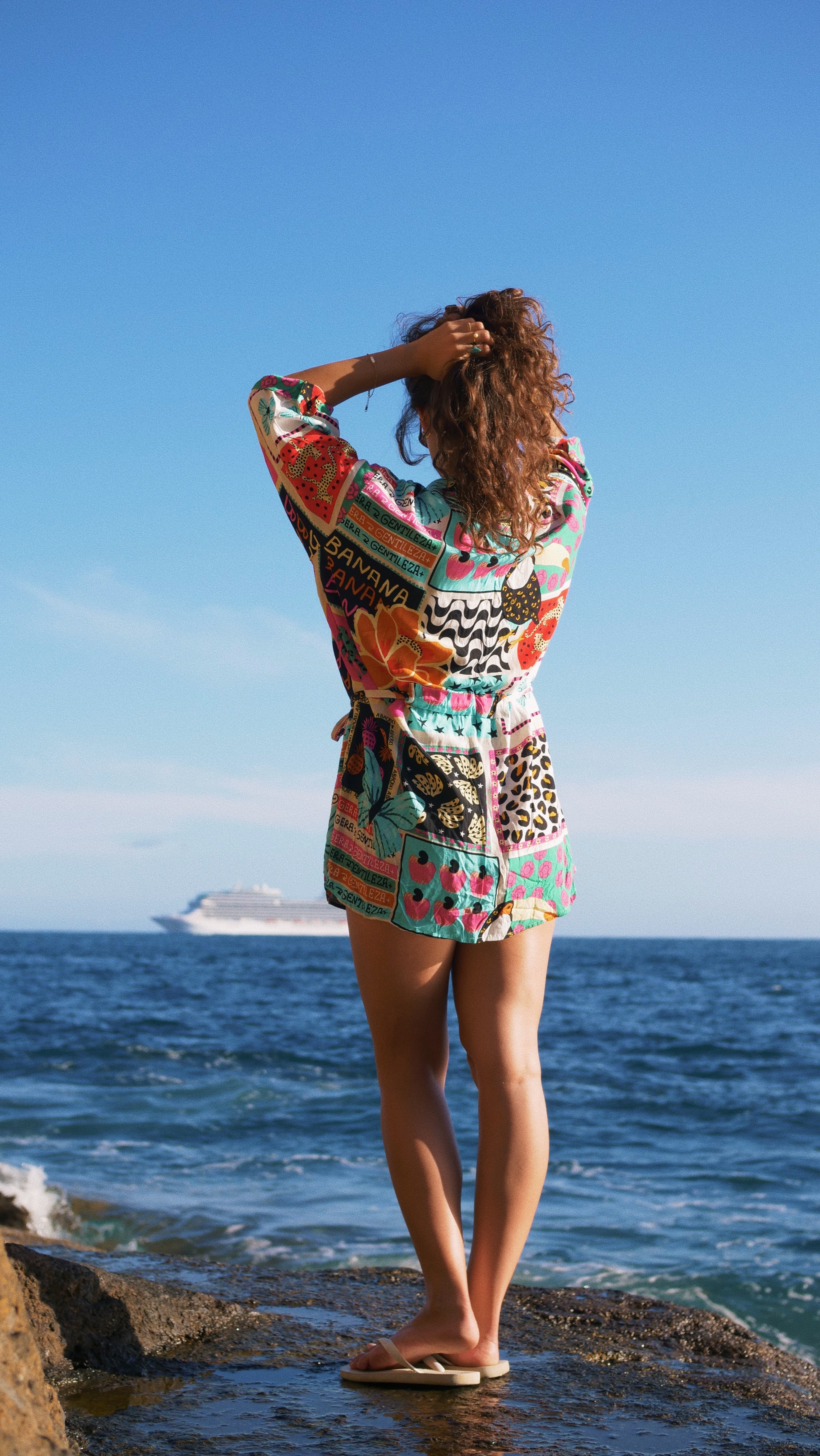 AURA CHEMISE – Fluid Viscose Beach Cover-Up
