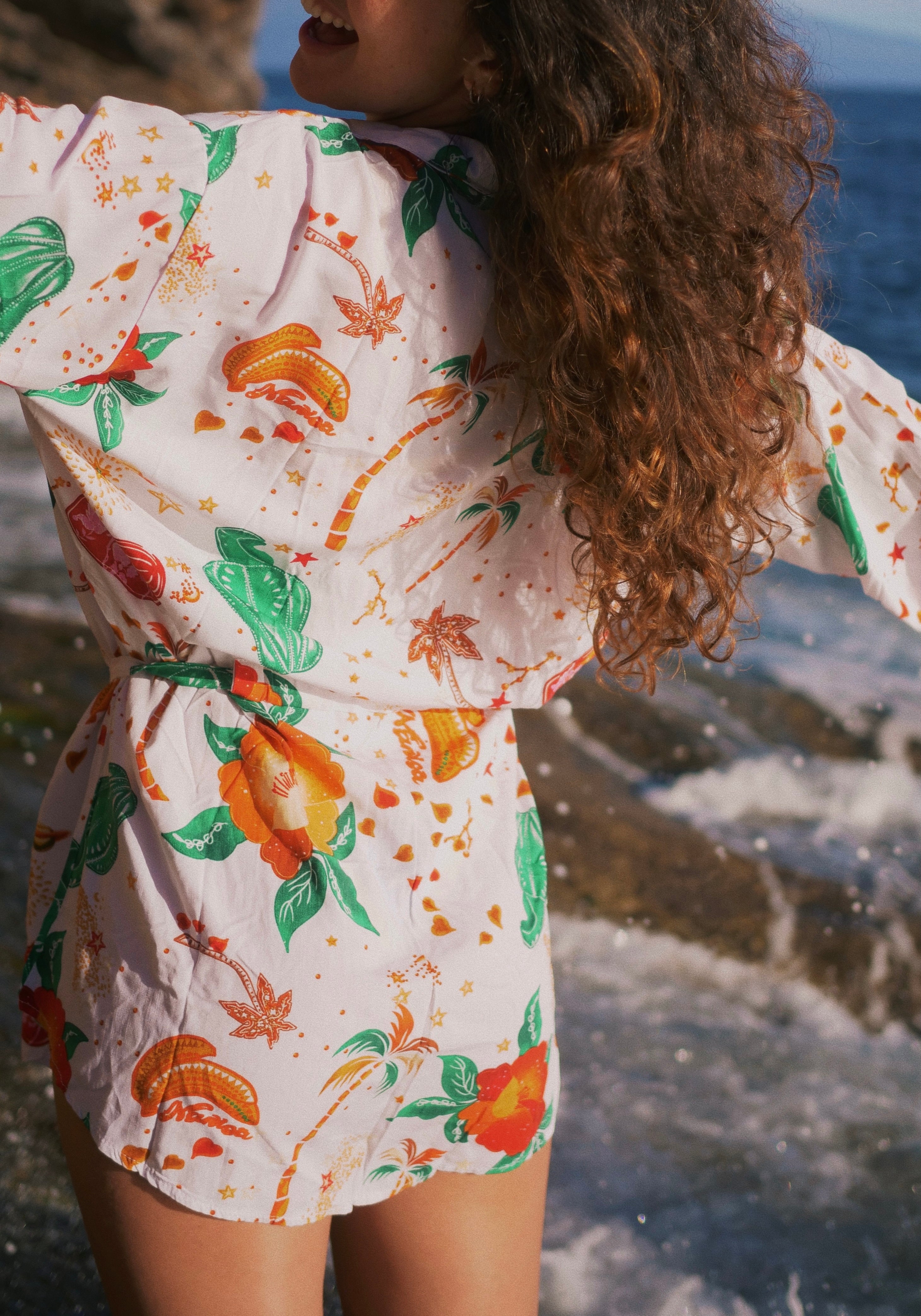 AURA CHEMISE – Fluid Viscose Beach Cover-Up
