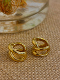 EAR CUFF TWIST – Double Line Ear Cuff (Gold & Silver)