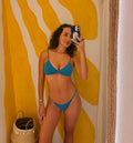 BIQUÍNI PORTO MONIZ – Teal Blue Bikini Set