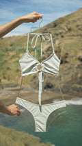 BIQUÍNI JUQUEHY – O-Ring Detail & High Leg Swimwear Off White