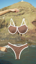 BIQUÍNI FORTALEZA – Underwire Support & High Leg Bicolor
