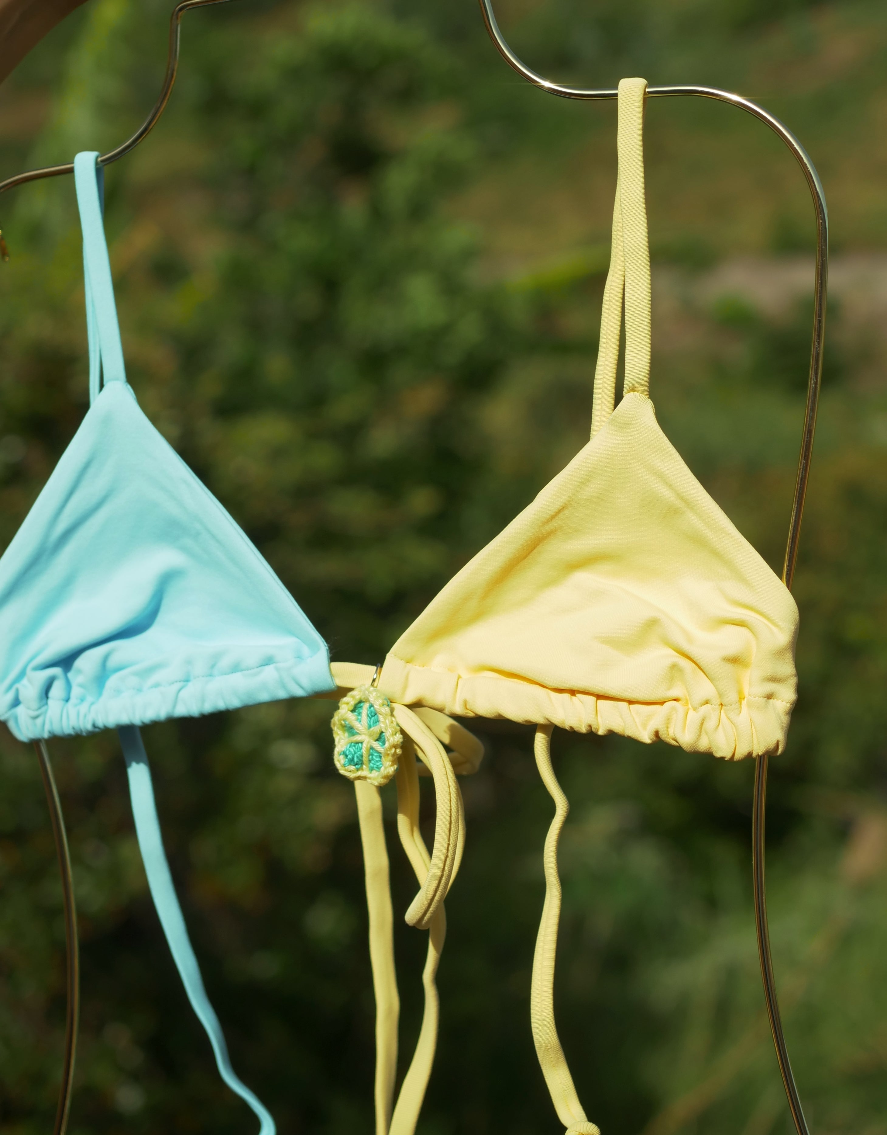 BIQUÍNI CARNEIROS – Half-and-Half Pastel & Side-Tie Triangle