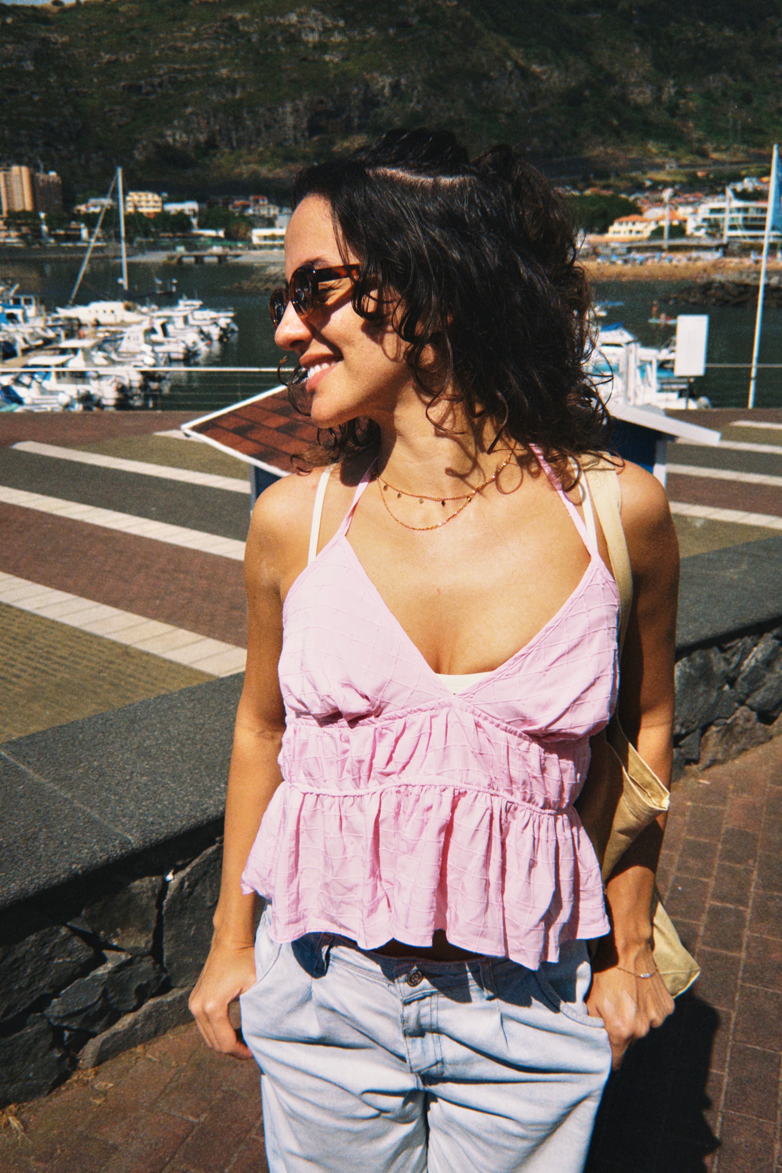 BATA CANDY – Soft Textured Halter Top & Baby Pink