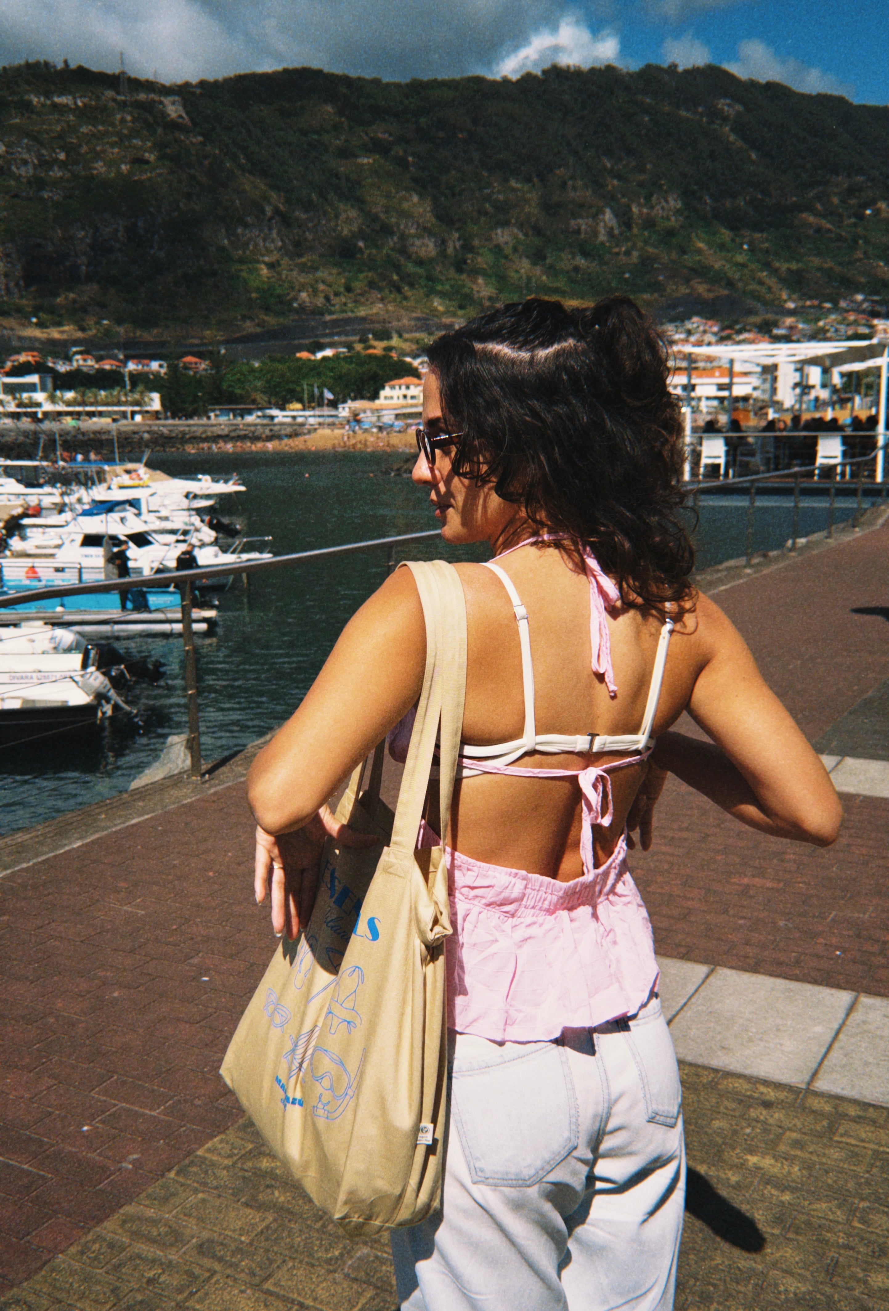 BATA CANDY – Soft Textured Halter Top & Baby Pink